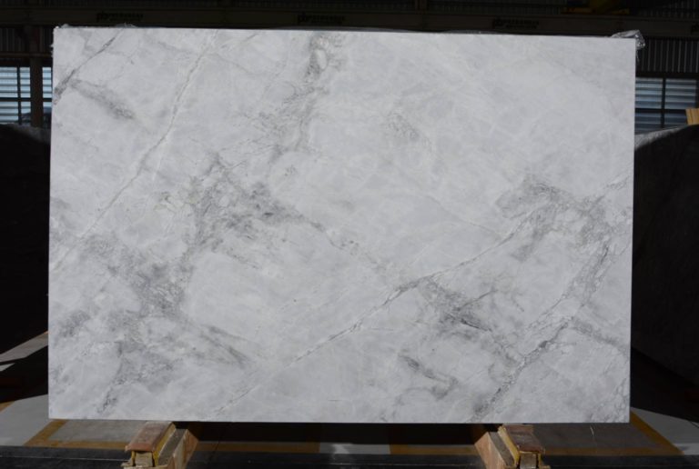 Super White / Leathered 3cm Quartzite / Dolomite #7395 (79