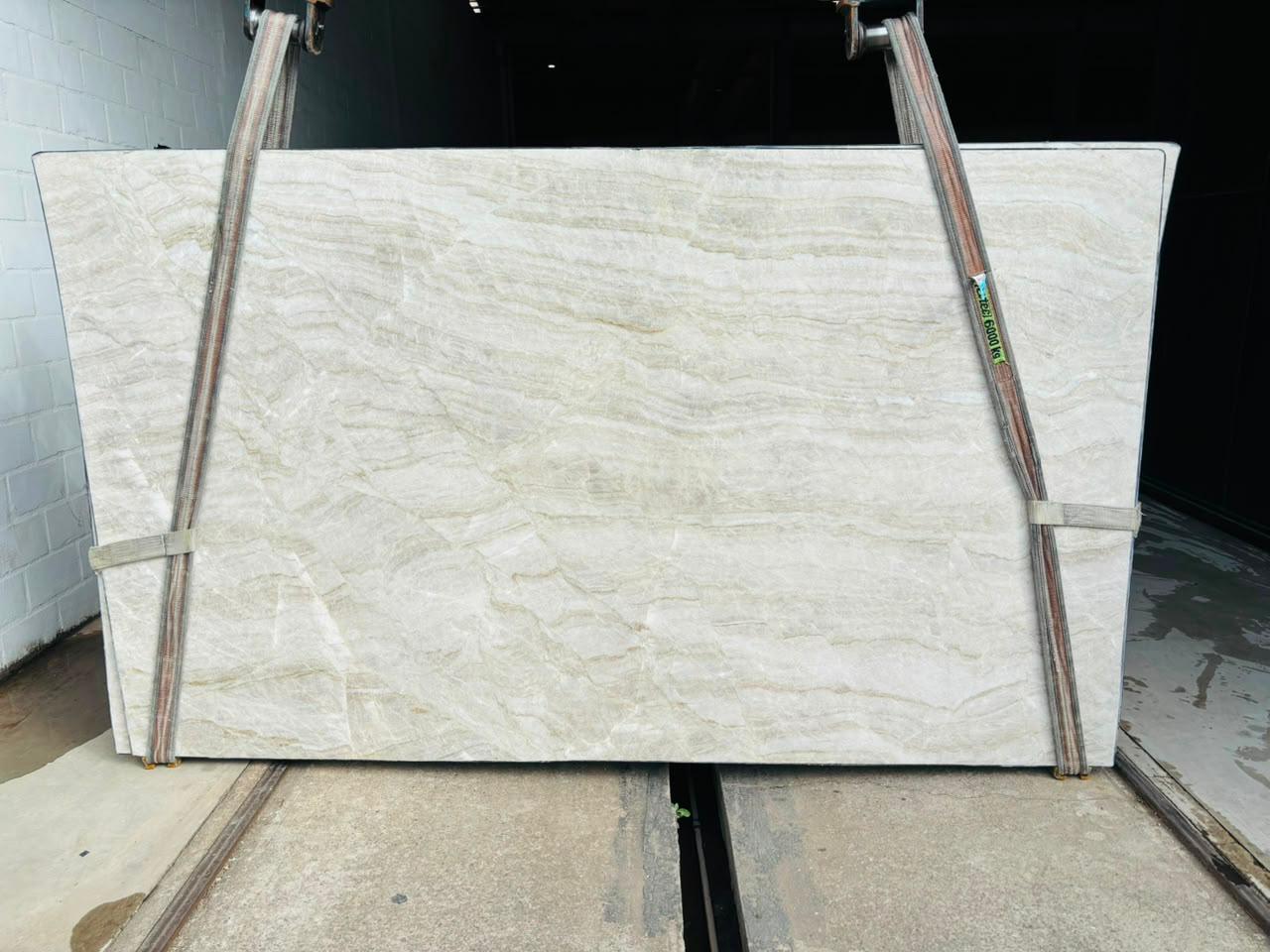 ***NEW ARRIVAL*** Taj Mahal/Perla Venata 2cm Polished Quartzite #TIG158 (129×76) Group H